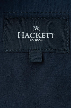 HACKETT Tailored Chino Trousers Size 36R Stretch Navy Blue Flat Front Zip Fly gallery photo number 8
