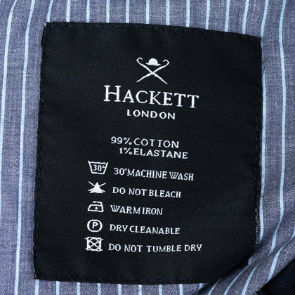 HACKETT Chino Trousers Size 28 - R Branded Button Zip Fly Stretch Garment Dye gallery photo number 7