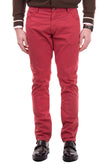 HACKETT Twill Trousers W36R Stretch Garment - Dye Logo Patch Zip Fly gallery photo number 4