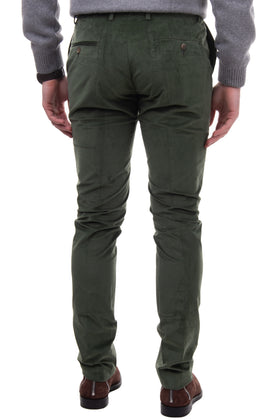 RRP €165 HACKETT Corduroy Chino Trousers Size 38 / 54 / XL Green Stretch Zip Fly gallery photo number 5