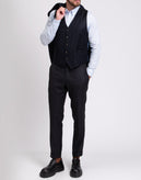 RRP €175 HACKETT Wool Waistcoat Size 42R / 52R / L Single-Breasted Y-Neck gallery photo number 2