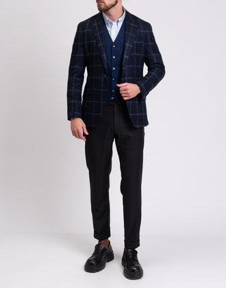 RRP €195 HACKETT Wool Waistcoat Size 42R / 52R / L Single Breasted Cinch Back gallery photo number 3