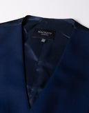 RRP €195 HACKETT Wool Waistcoat Size 42R / 52R / L Single Breasted Cinch Back gallery photo number 8