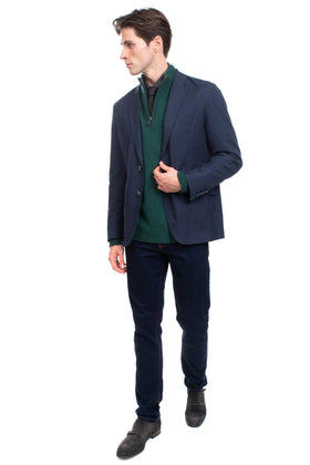 RRP €395 HACKETT Blazer Jacket Size 38R - 48R - S Stretch Wool Blend Notch Lapel gallery photo number 1