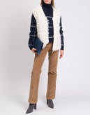 GEORGE J. LOVE Gilet Size S Alpaca & Wool Blend Crochet Loop Made in Italy gallery photo number 1