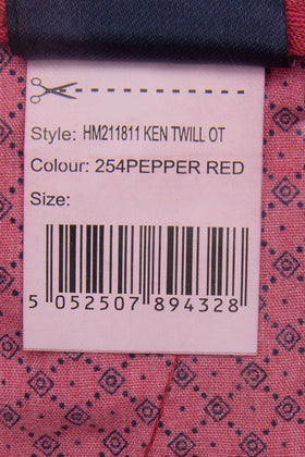 HACKETT Tailored Chino Trousers Size 36L Stretch Garment Dye Flat Front Slim Fit gallery photo number 11