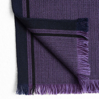 MISSONI Wool Long Stole Scarf Striped Frayed Edges Logo Made in Italy RRP €360 gallery photo number 3