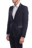 RRP €175 8 Blazer Jacket Size IT 50 L Wool Blend Peak Lapel Collar Made in Italy gallery photo number 3