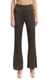 RRP €415 CHARLOTT Knitted Trousers Size S Lame Effect Flare Leg Made in Italy gallery photo number 2