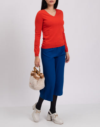 RRP €185 L'AUTRE CHOSE Jumper Size M V Neck Made in Italy