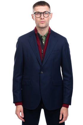 RRP €595 HACKETT Wool Blazer Jacket Size 38R / 48R / S LIMITED EDITION Textured gallery photo number 3
