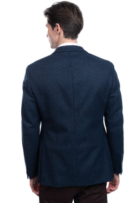 RRP €295 HACKETT Wool Twill Blazer Jacket Size 42R / 52R / L Dark Blue Plain gallery photo number 6