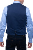 RRP €165 HACKETT Waistcoat Size 36R / 46R / XS Garment Dye Cinch Back Y-Neck gallery photo number 6
