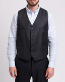 RRP €175 HACKETT Wool Waistcoat Size 38R / 48R / S Loro Piana Fabric Y Neck gallery photo number 3