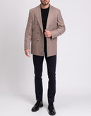 RRP €425 HACKETT Baby Shetland Twill Blazer Jacket Size 38R / 48R / S Wool Blend gallery photo number 1