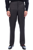 RRP €190 CERRUTI 1881 Wool Flat Front Trousers Size 52 / XL Unfinished Cuffs gallery photo number 3