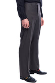 RRP €190 CERRUTI 1881 Wool Flat Front Trousers Size 52 / XL Unfinished Cuffs gallery photo number 4