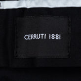 RRP €190 CERRUTI 1881 Wool Flat Front Trousers Size 52 / XL Unfinished Cuffs gallery photo number 7