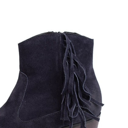GEORGE J. LOVE Suede Leather Ankle Boots EU 36 UK 3 US 6 Treated Made in Italy gallery photo number 6