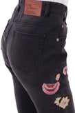 RRP €195 ONE X ONE TEASPOON Jeans Size 24 Embroidered Sides Garment Dye Slim Fit gallery photo number 5