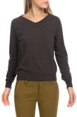 RRP €165 ALPHA STUDIO Jumper Size 40 S Angora Wool Blend Thin Long Sleeve V-Neck gallery photo number 2