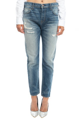 RRP €225 CURRENT/ELLIOTT Jeans W26 Destroyed Slouchy Skinny Fit Made in USA
