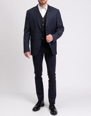 RRP €150 HACKETT Wool Waistcoat Size 40R / 50R / M Fully Lined Satin Cinch Back
