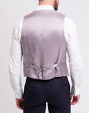 RRP €150 HACKETT Wool Waistcoat Size 40R / 50R / M Fully Lined Satin Cinch Back gallery photo number 6