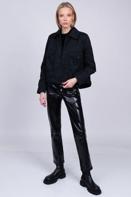 RRP €205 8 Blouson Jacket Size S Garment Dye Inverted Pleat Back Full Button