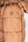 RRP €215 TRUSSARDI JEANS Quilted Coat IT40 Drawstring Waist Full Zip Hooded gallery photo number 4