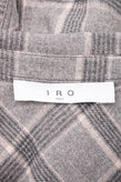 RRP€400 IRO Horren Flannel Overshirt FR34 US2 UK6 XS Wool Blend Plaid Pattern gallery photo number 7