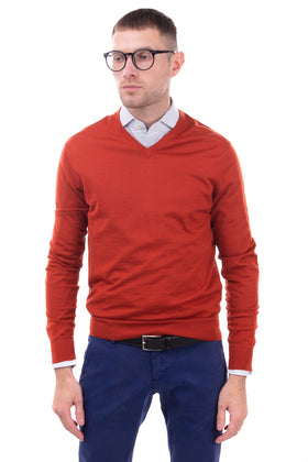 RRP€215 HACKETT Merino Wool Jumper Size XXL Suede Effect Elbow Patches V Neck gallery photo number 3