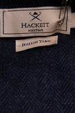 RRP €225 HACKETT Italian Yarn Gilet Size L Blue Cashmere & Wool Blend Unlined gallery photo number 9