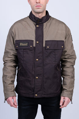 RRP€375 BELSTAFF INSTRUCTOR Jacket US-UK44 IT54 XXL Two Tone Worn Look Full Zip