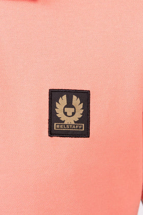 BELSTAFF Polo Shirt US-UK38 IT48 M Logo Patch Split Sides Spread Collar gallery photo number 6