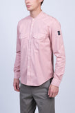 RRP€175 BELSTAFF KEARSLEY Shirt US-UK38 IT48 M Logo Garment Dye Band Collar gallery photo number 4