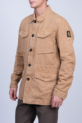 RRP€425 BELSTAFF WEYMOUTH Military Jacket US-UK40 IT50 L Garment Dye Drawcord gallery photo number 3