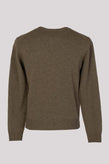 RRP€245 HACKETT Wool  Jumper Size S Thin Knit Embroidered Logo Melange Crew Neck gallery photo number 3