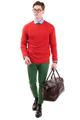 RRP€120 HACKETT Lambswool Jumper Size-S Seamless Thin Knit Long Sleeve Crew Neck gallery photo number 1