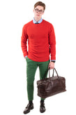 RRP€120 HACKETT Lambswool Jumper Size-S Seamless Thin Knit Long Sleeve Crew Neck gallery photo number 2