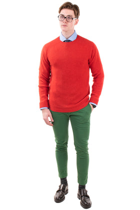 RRP€120 HACKETT Lambswool Jumper Size-S Seamless Thin Knit Long Sleeve Crew Neck gallery photo number 3