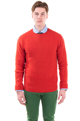 RRP€120 HACKETT Lambswool Jumper Size-S Seamless Thin Knit Long Sleeve Crew Neck gallery photo number 4