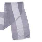 RRP €360 MISSONI Silk & Wool Shawl/Wrap Scarf Striped Frayed Edges Made in Italy gallery photo number 3