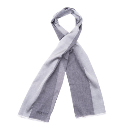 RRP €360 MISSONI Silk & Wool Shawl/Wrap Scarf Striped Frayed Edges Made in Italy gallery photo number 1