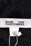 RRP €245 DIANE VON FURSTENBERG T-Shirt Top Size M Lattice Trim Short Sleeve gallery photo number 3