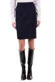 RRP €105 8 Pencil Skirt Size IT 42 Wool Blend Split Back Made in Italy gallery photo number 2
