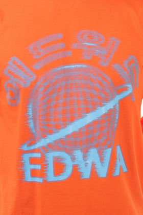EDWA By EDWARD SPIERS T-Shirt Top Size M-L Coated Front Round Neck Made in Italy gallery photo number 4