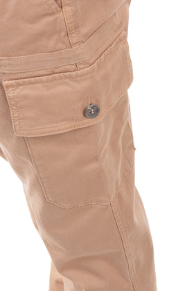 8 Cargo Style Trousers Size IT 46 Stretch Garment Dye Zip Fly Made in Italy gallery photo number 5