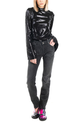 RRP €140 CERRUTI 1881 Jeans Size 26 Stretch Garment Dye Rhinestones Comfort Fit