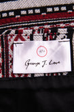 GEORGE J. LOVE Wrap Skirt Size L Fully Aztec Pattern Tie Made in Italy gallery photo number 6